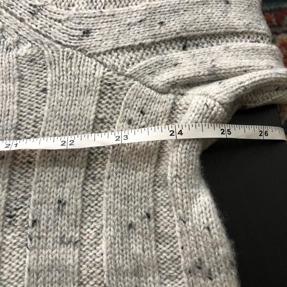 Madewell Gray Donegal Mockneck Sweater Dress XL - Picture 2 of 9